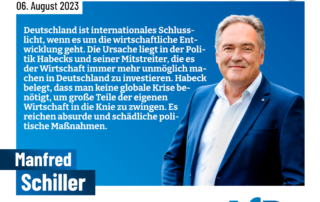 Manfred Schiller - AfD Weiden - Wirtschaft