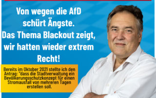 Blackout in Weiden