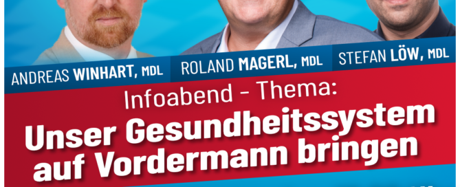 Infoabend: Unser Gesundheitssystem - Roland Magerl AfD Weiden, Oberpfalz