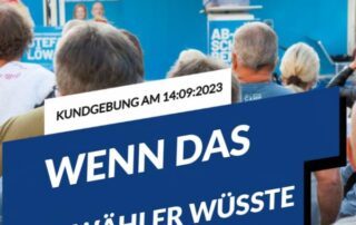 AfD Weiden Kundgebung mit: Roland Magerl, Stefan Löw, Manfred Schiller, Katrin Ebner-Steiner und Gerald Grosz.