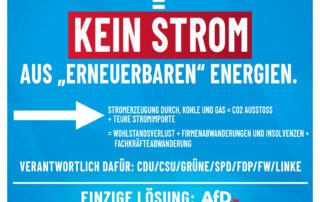 Manfred Schiller AfD - Kein Wind + Keine Sonne = Keine erneuerbare Energie