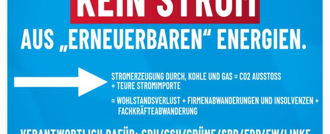 Manfred Schiller AfD - Kein Wind + Keine Sonne = Keine erneuerbare Energie