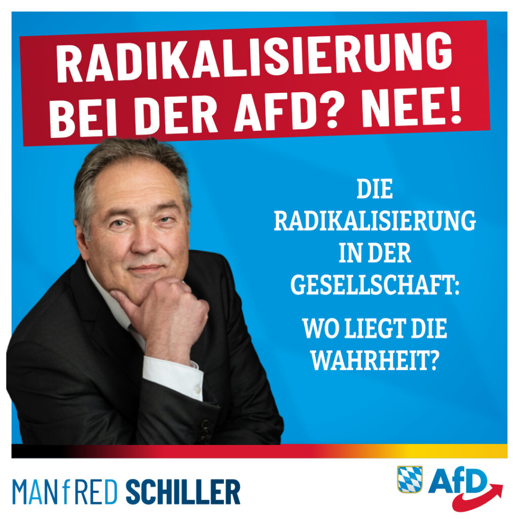 Manfred Schiller AfD - Radikalisierung der AfD? Nee!