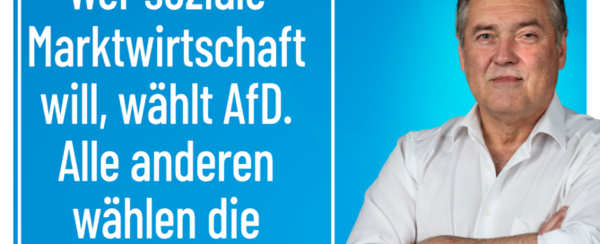 Manfred Schiller AfD - Marktwirtschaft Ade