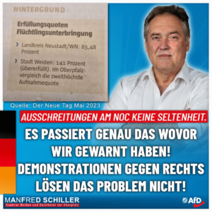 Manfred Schiller AfD - Auschschreitungen am NOC