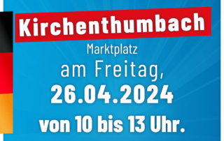 AfD Weiden - Infostand Kirchenthumbach 26.04.2024