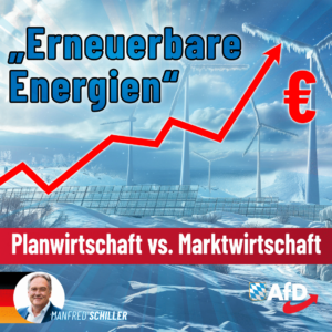 Manfred Schiller AfD - Erneuerbare Energien Planwirtschaft vs Marktwirtschaft