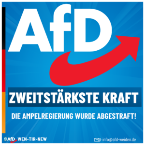 AfD Weiden - AfD zweitsträkste Kraft