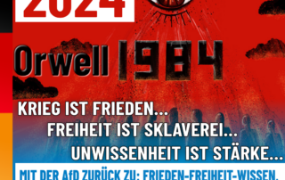 Manfred Schiller AfD - Orwell 1984 vs Deutschland 2024