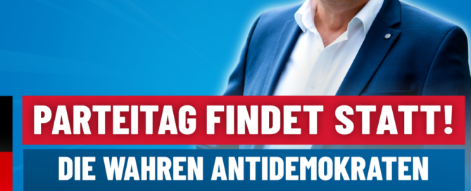 Manfred Schiller - AfD Parteitag findet statt