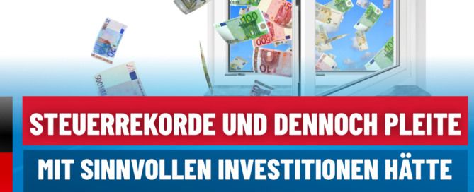 Manfred Schiller AfD - Steuerrekorde und dennoch pleite