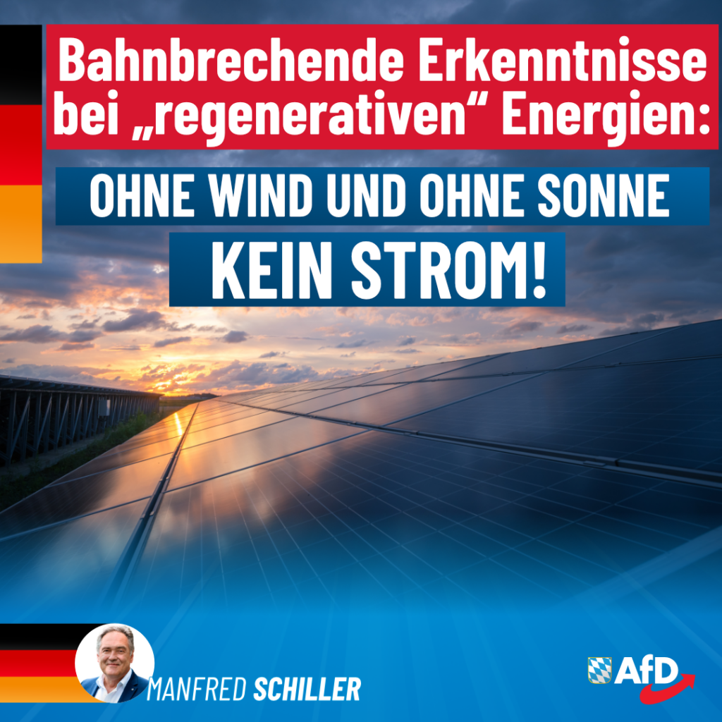 Manfred Schiller - Fotovoltaik - Windenergie und die Nachteile