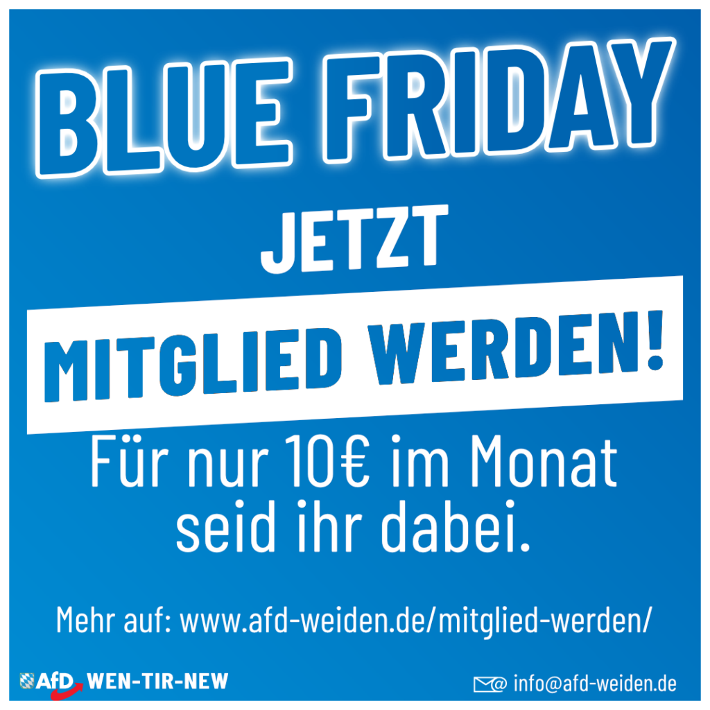 AfD Weiden - Blue Friday