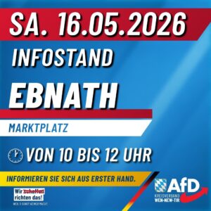 Infostand in Ebnath
