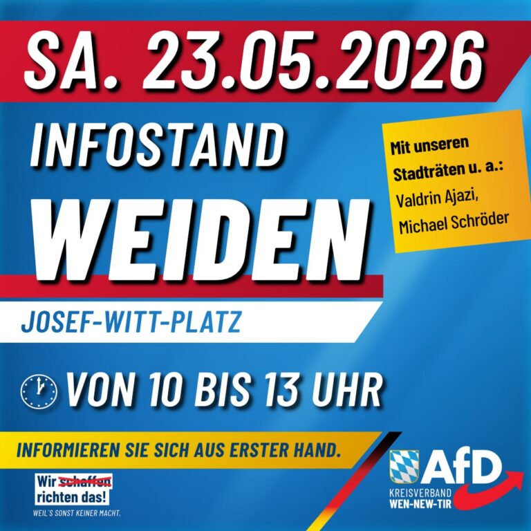 Infostand Weiden